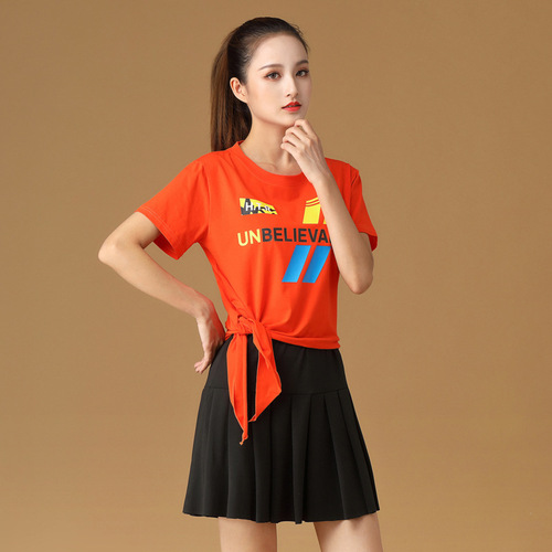 Square dance clothing new suit shuffle dance sportswear spring and autumn fashion trend fitness ghost dance clothes for women
