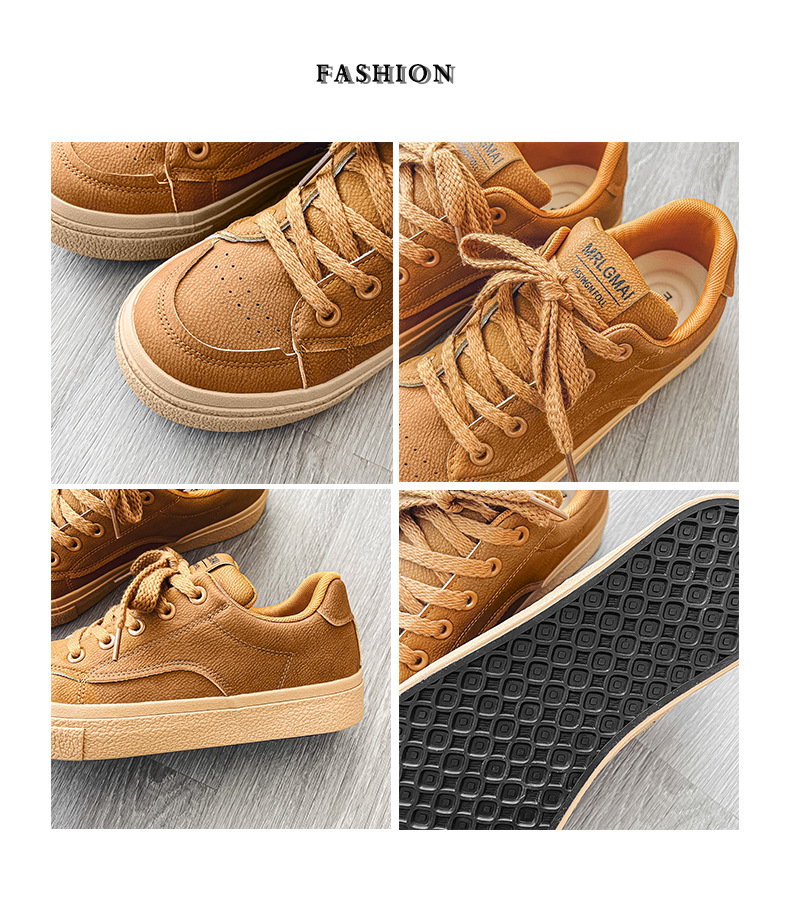 Sapatos masculinos de couro, elegantes e versáteis, casuais, com sola macia e cano baixo_voghion.com