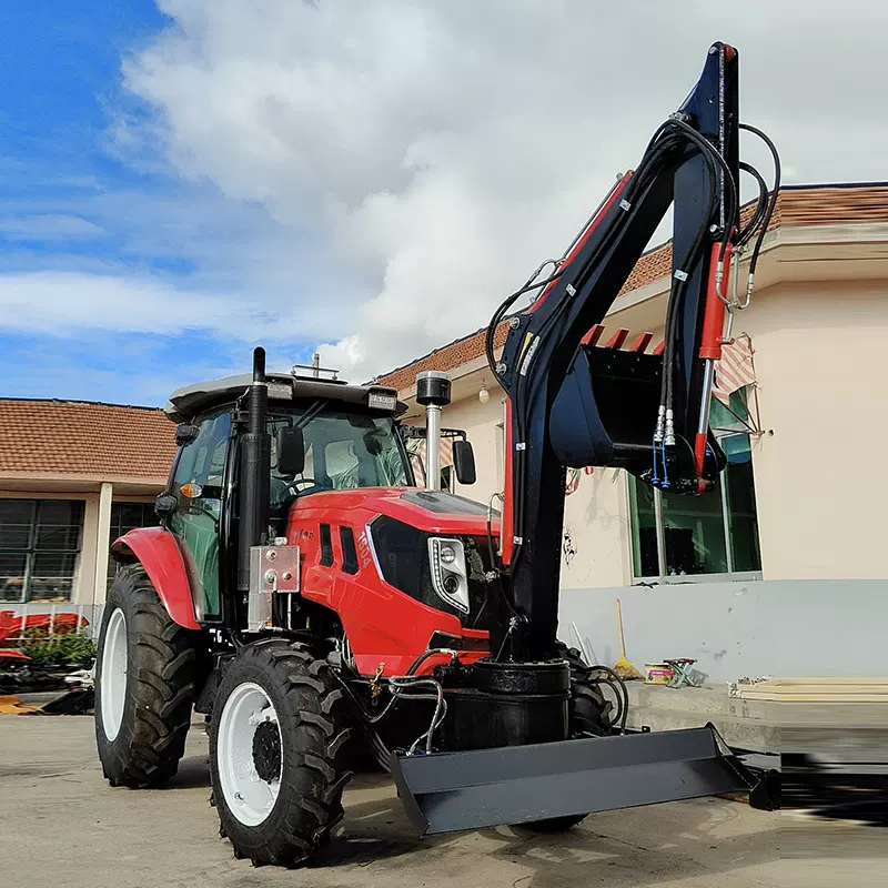 复杂地形可用挖掘机农用工程开荒挖掘破碎勾机轮胎抓木机厂家