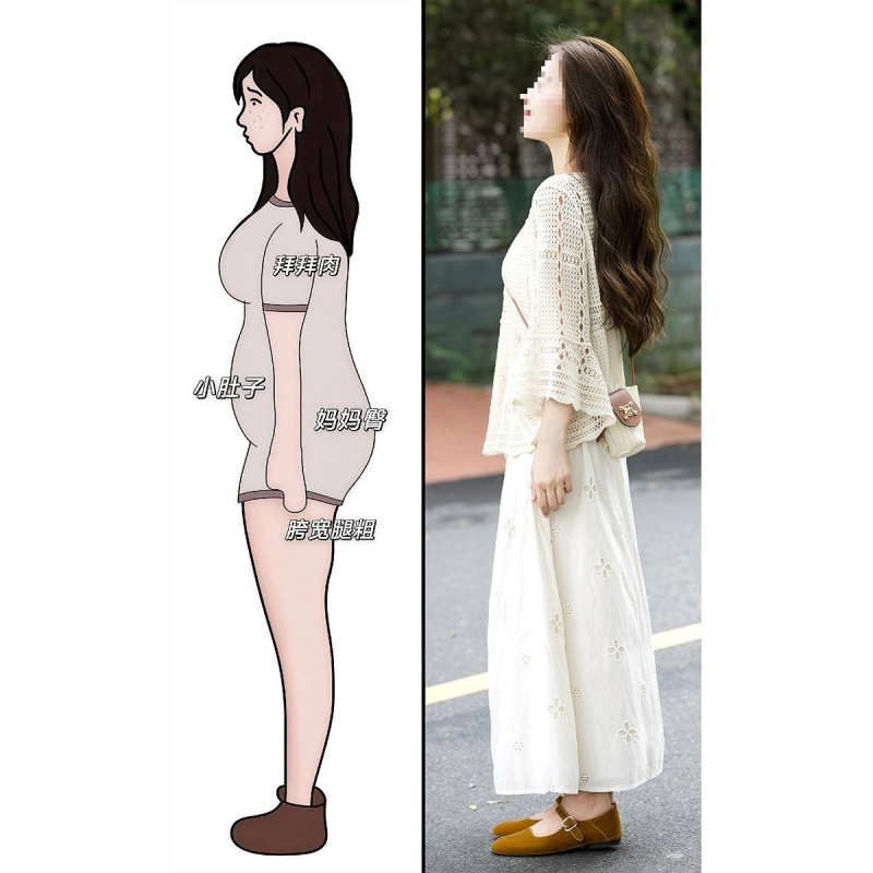 春装搭配一整套大码胖遮肉显瘦连衣裙子温柔减龄漂亮两件套装女