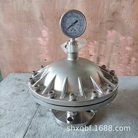 GHMZ不锈钢304材质法兰连接膜片脉冲阻尼器图片
