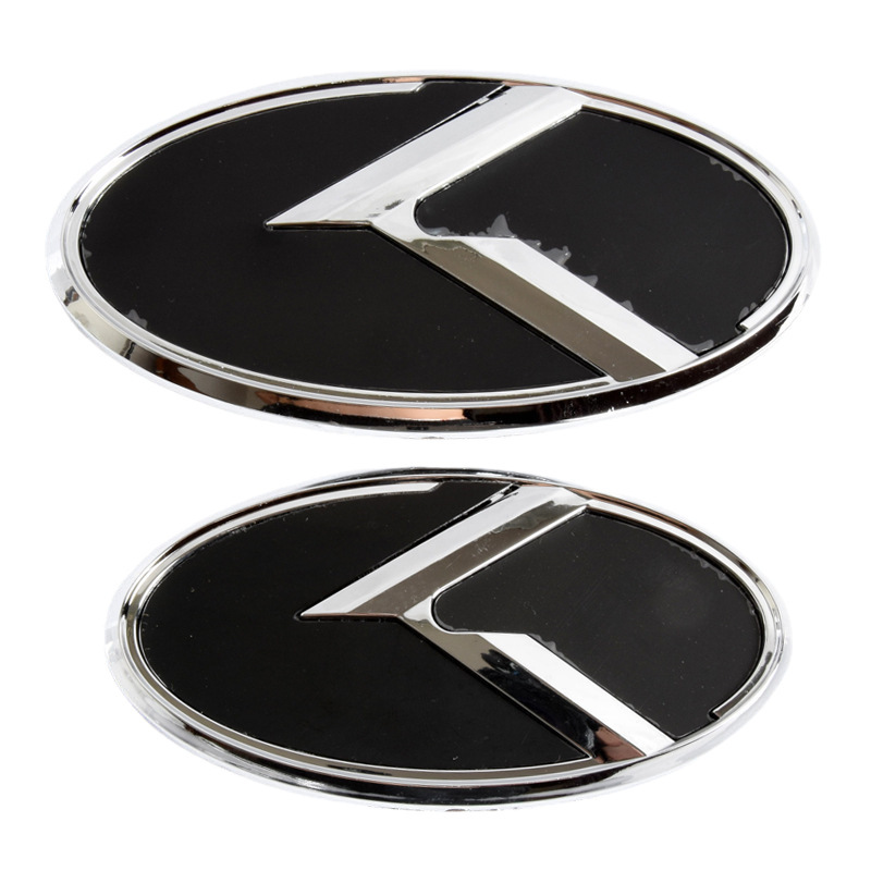 Suitable for Kia K5 modification: front and rear K logo, herringbone logo, modified car logo, K grille logo, rear logo