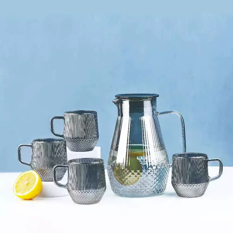 Capacious teapot, glass gift box, set, wholesale