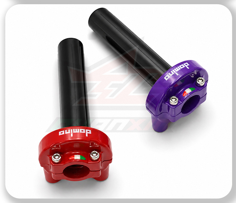 Suitable for Motorcycle Universal Throttle Modification Parts, Large-Displacement Throttle Domino Handlebar Dual-Line Throttle Mount
