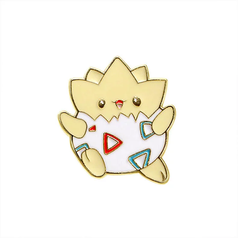 Pokbiber Bellast Pokémon Surrounding brooch pet small elves cute cartoon character thorn pins badge