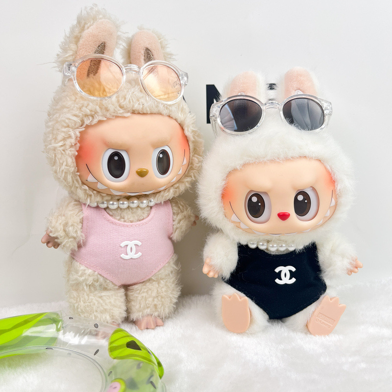 labubu ベビー服アクセサリー小さな香りの水着スーツビニールブラインドボックス第一世代第二世代と第三世代 labubu 服水着|undefined