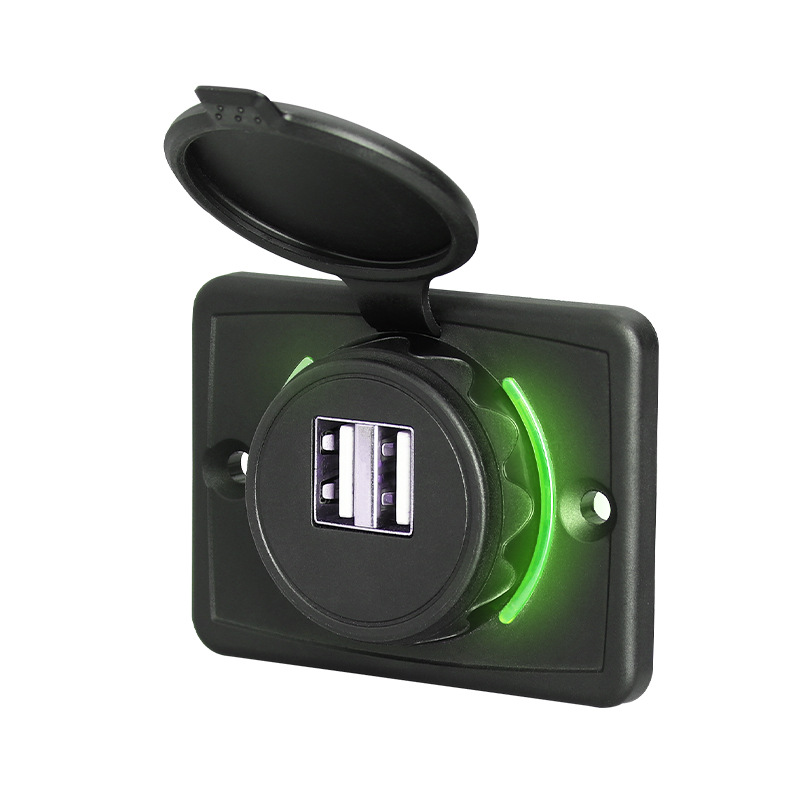 Asiento de masaje al por mayor transfronterizo, transporte público, autobús, automóvil, accesorios para vehículos recreativos, cargador de teléfono móvil modificado, doble usb image 9