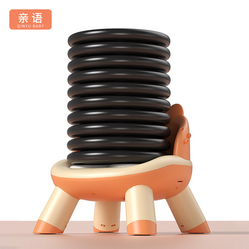 Children's cartoon called Jiaojiao Chair Baby Eating Chair Back Support Infant Anti-Fall Thick Bench Home Wholesale Chair