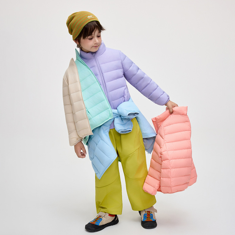 Children's Lightweight down Jacket, Girls' Short Style, 2026 New Trendy Boys' Winter Children's Clothing, Thin Duck down Coat