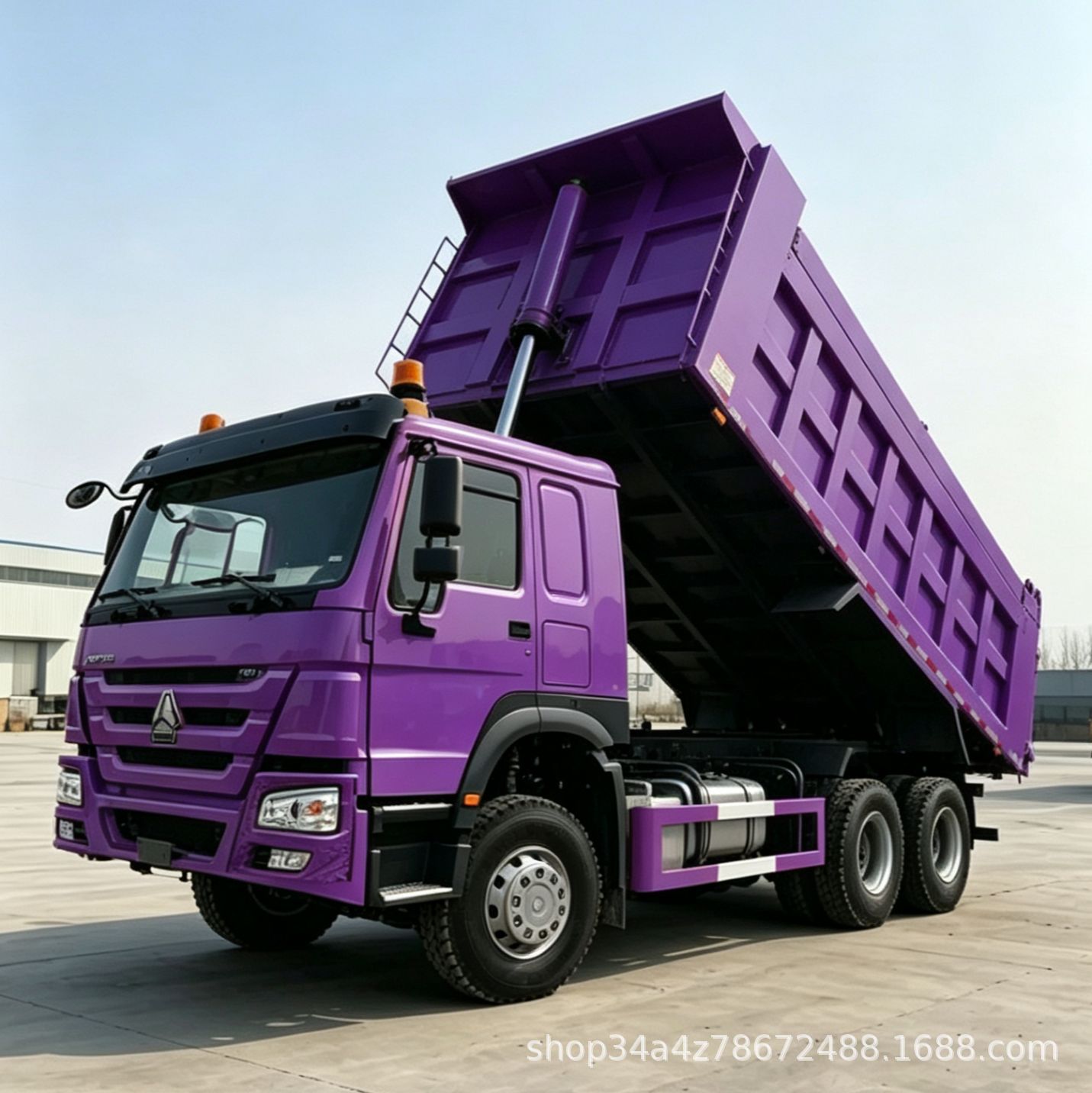 Overseas Howo 6X4 Dump Truck 371 Horsepower Dump Truck Engineering Vehicle Rear Dump Truck Deposit