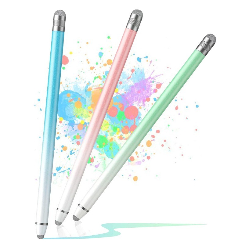 Pluma capacitiva tableta teléfono móvil Stylus pintura lápiz color degradado