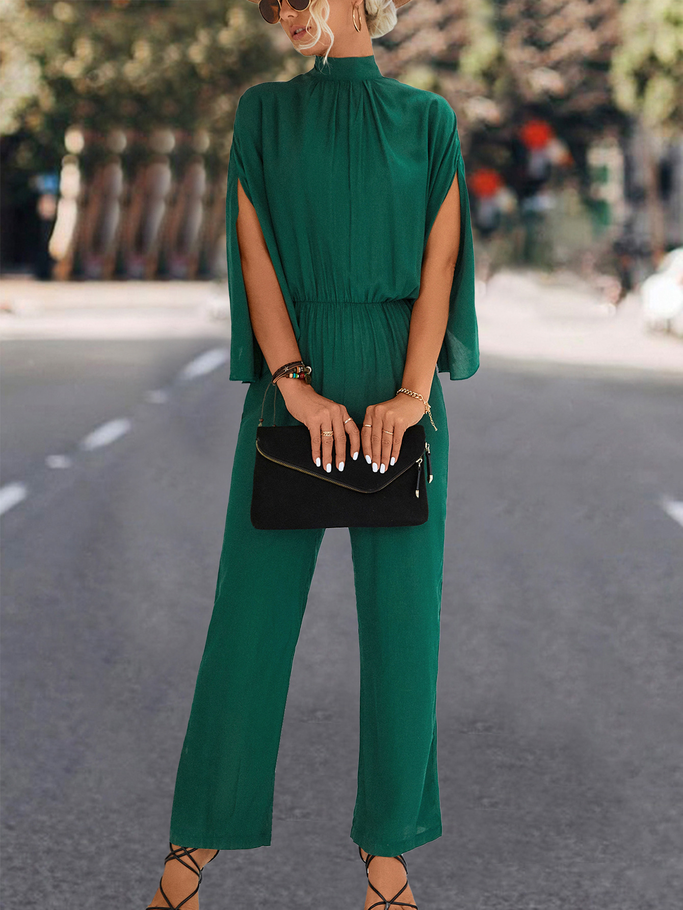 Solid Color Pattern Summer, Spring Season Women'S Street Casual Solid Color Full Length