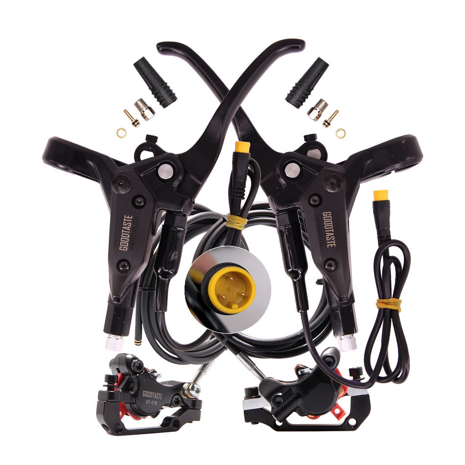 GT07N [Instalado a la derecha] freno de aceite de scooter eléctrico, freno de apagado, conductor, fabricante de freno de disco de aceite de bicicleta