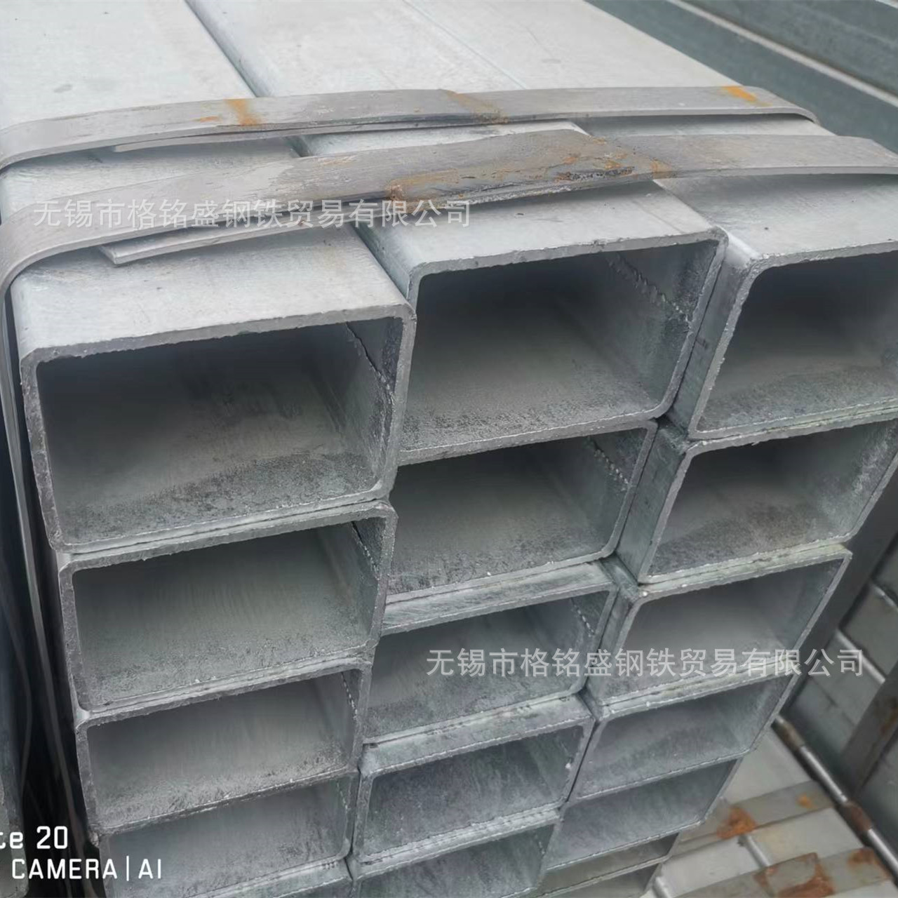 50*50 镀锌方管 壁厚 1mm 热镀锌方管  Q235B 镀锌管厂家批发