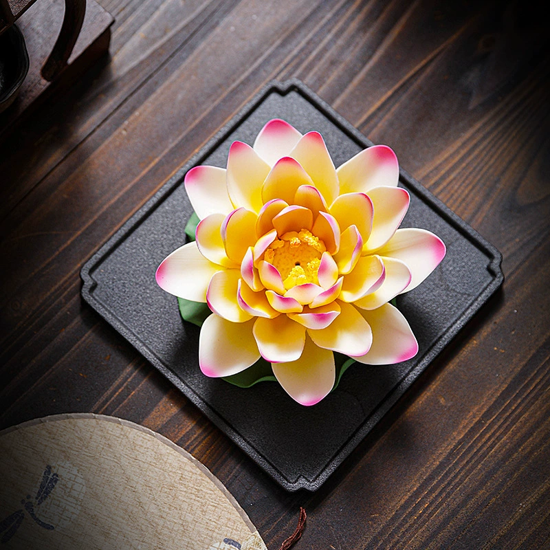 Новый китайский стиль лотосовые керамические украшения, Zen домашние аксессуары, гостиная, буддийский зал, буддийское декоративное изделие