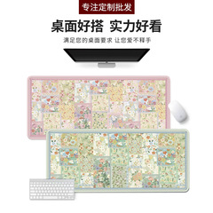 田园风鼠标垫定制大号定制电脑笔记本跨境热销新图游戏办公室桌垫