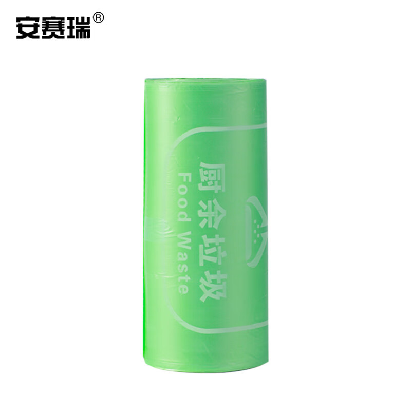 安赛瑞 可降解加厚分类垃圾袋 绿色 7F00480 30只/卷