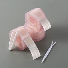 Lace double eyelid patch that sticks to water and protective film mesh pink heart-shaped roll breathable water spray that sticks to the eye patch