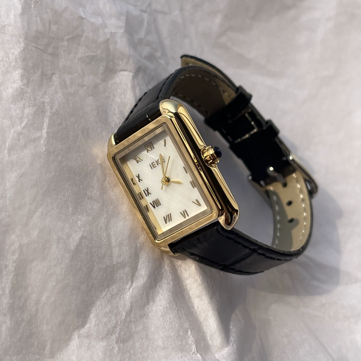IEKE Classic retro sophisticated watch pearl, universal belt, Mori