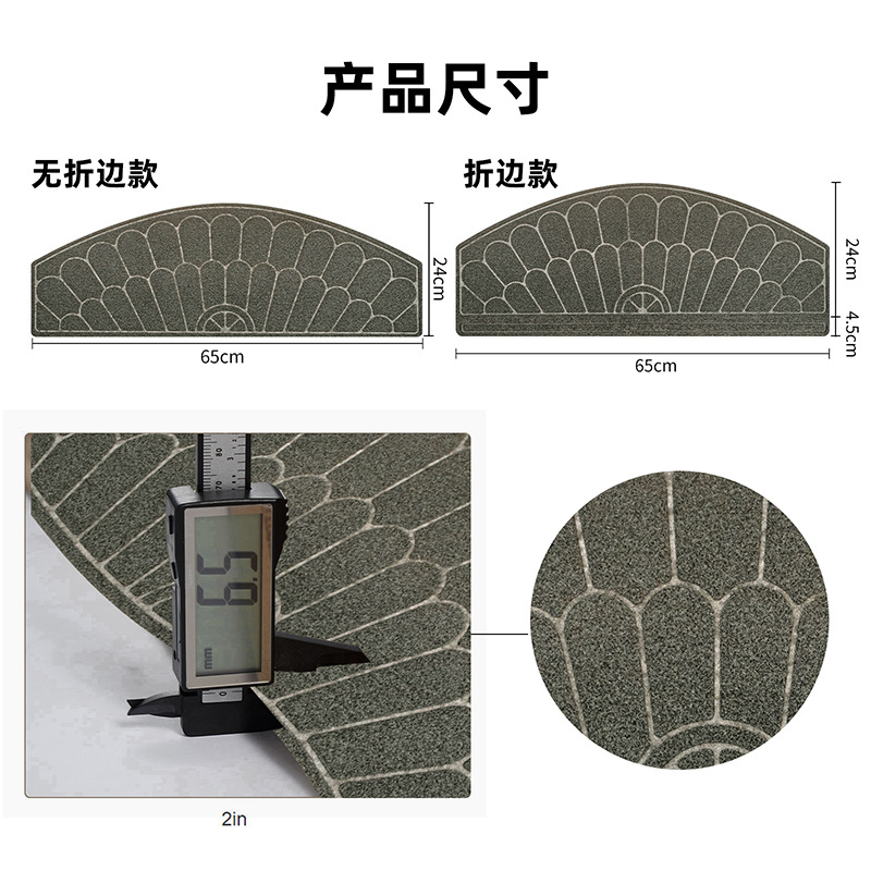 Alfombrillas para Escaleras en Espiral de Madera Maciza con Relieve Estilo Europeo, Alfombrillas Autoadhesivas de TPR con Estilo Retro Europeo