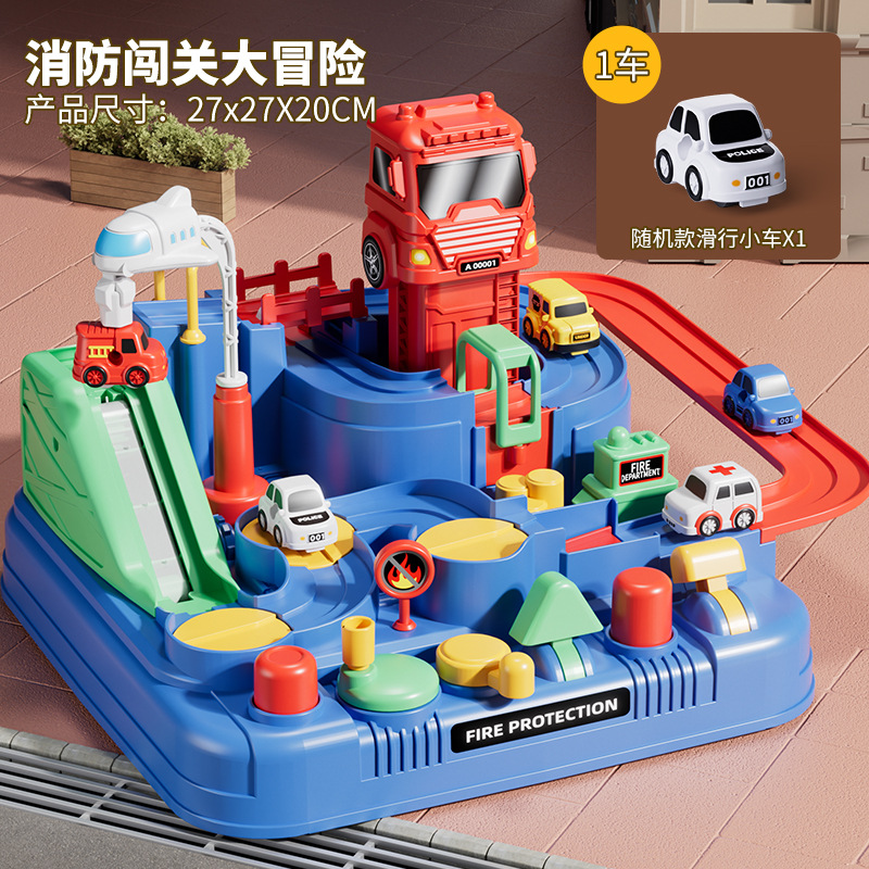 Fire edition [large size] adventure + 1 car (e-commerce box)