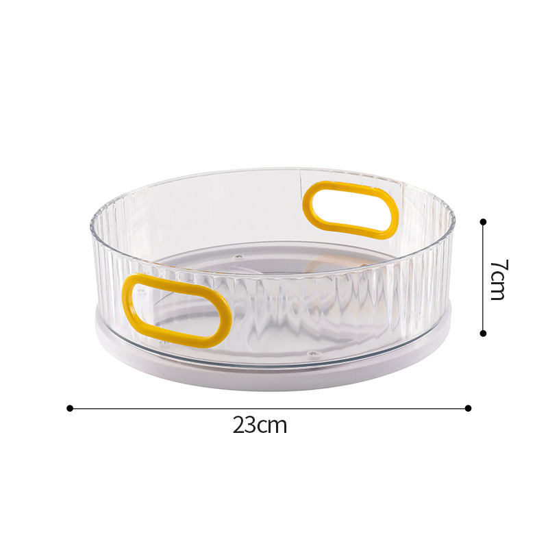 Nueva caja de almacenamiento giratoria para artículos de cocina condimento bandeja de almacenamiento de almacenamiento de almacenamiento de cosméticos de baño doméstico K