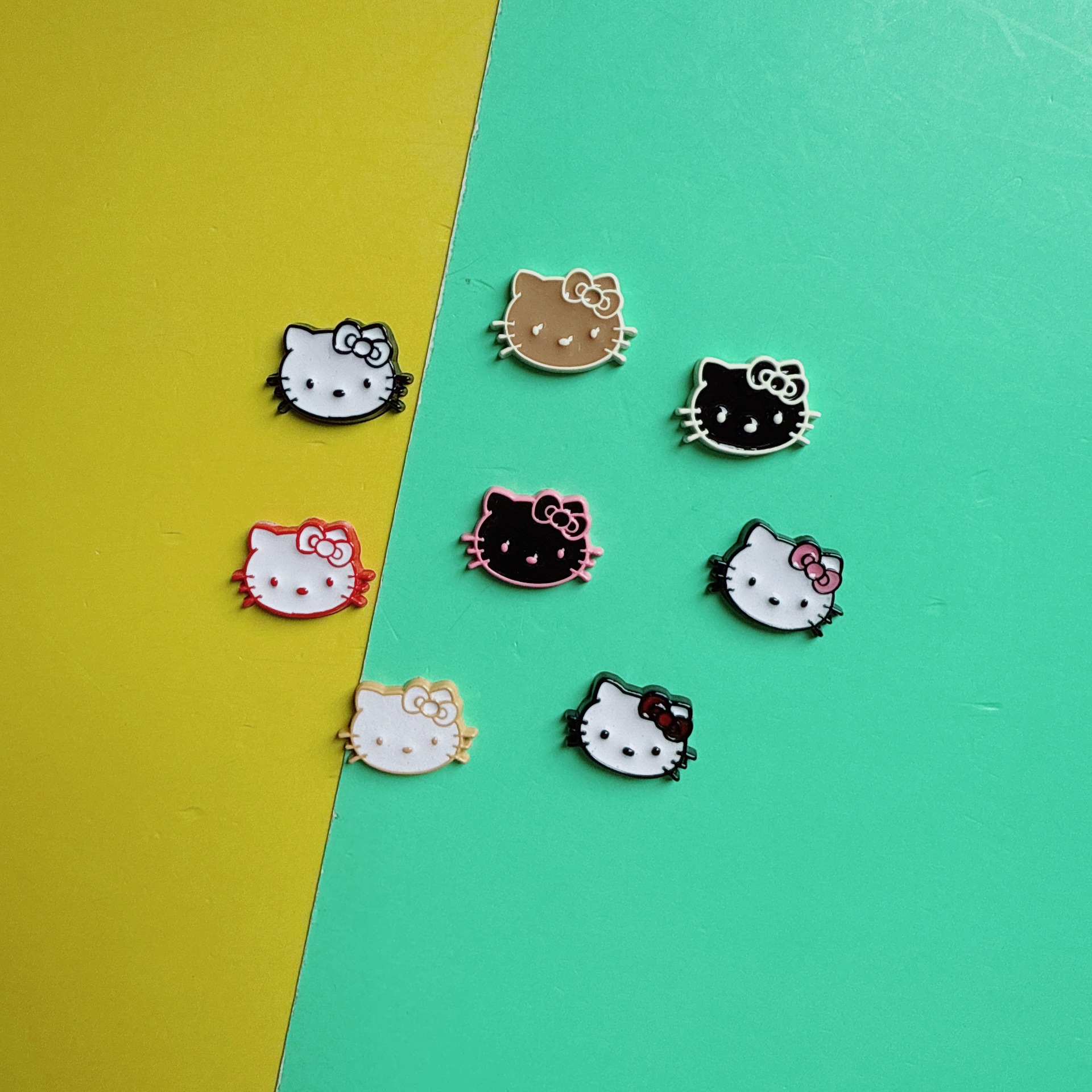 Hello kitty, cartoon plastic accessories, hair accessory, phone case, bag, purse, DIY 3