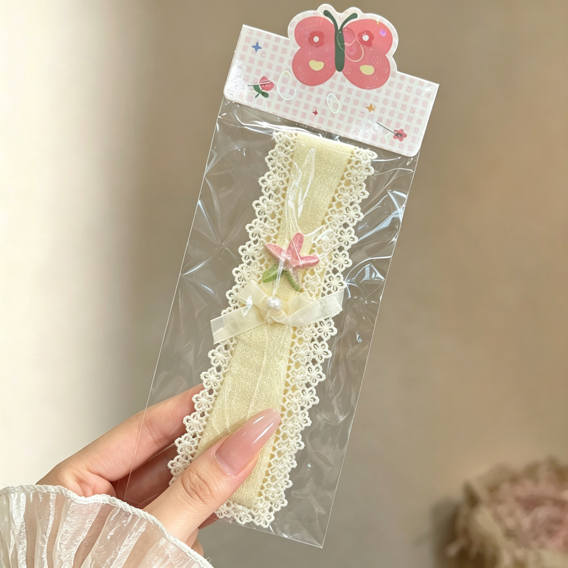 7# イエローヒトデ投稿 - 円周約 33 センチメートル * 生地 + アクリル