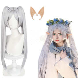 动漫假发 cosplay发葬送的芙莉莲 芙莉莲 cos假发 双虎口夹 长马