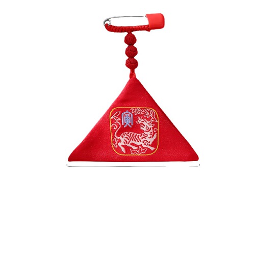 Pin lucky bag sachet triangular infant charm bag baby fetal hair handmade empty bag sachet portable pendant