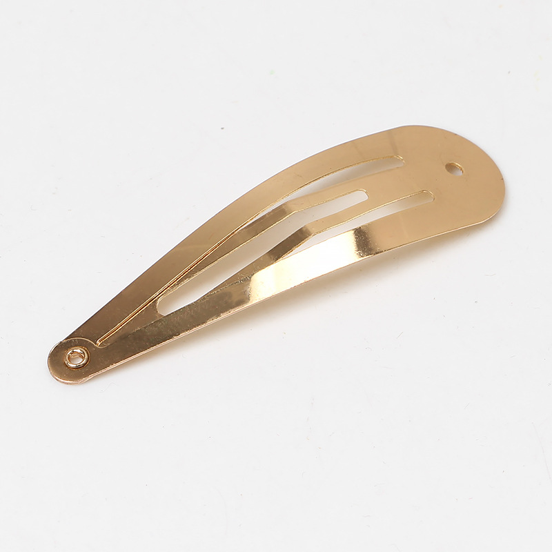 6.9CM water drop hanging gold plated with holes