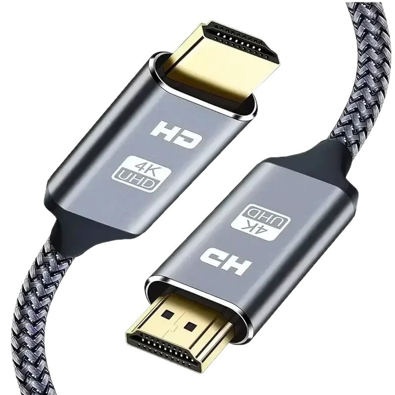 ナイロン編組ネットワーク 4K@60HZ アルミニウム合金シェル HDMI2.0 バージョンテレビオーディオおよびビデオ HDMI 高解像度ケーブルに接続|undefined