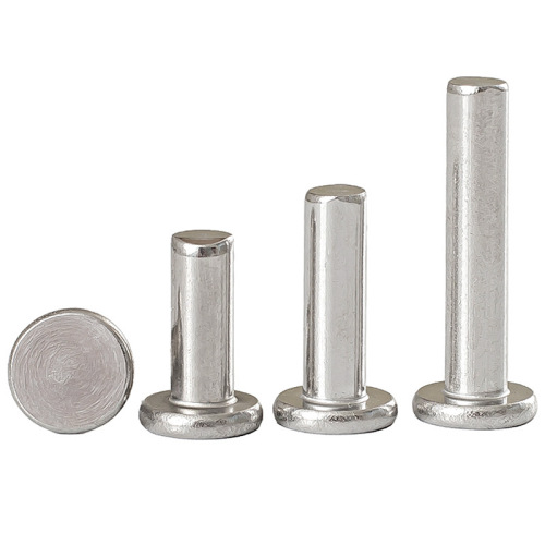 Stainless steel flat head rivets solid rivets hand hammered rivets M1.5-M12 Jiangsu manufacturer