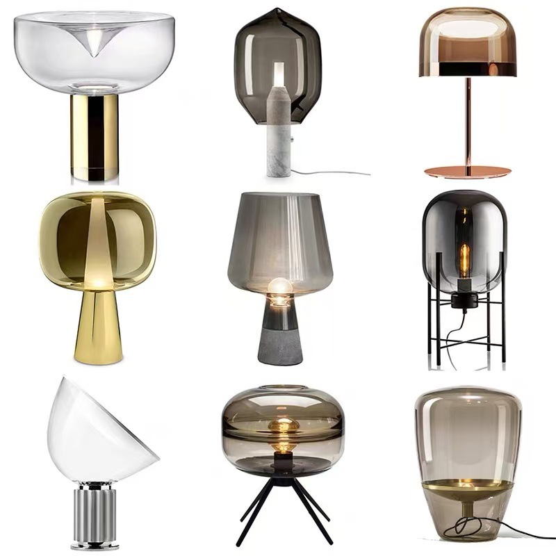 Lámpara de mesa de estudio creativa minimalista posmoderna de fábrica, modelo de diseñador de lujo ligero, lámpara de mesa de decoración de oficina