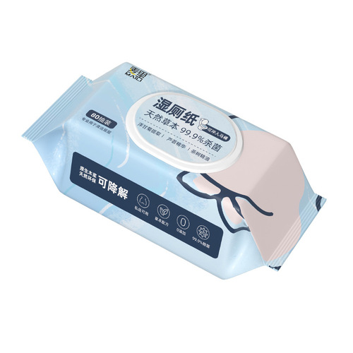 Maili Wet Toilet Paper Household Big Pack Biodegradable Wet Toilet Wipes Flushable Portable Baby Disposable Manufacturer Wholesale
