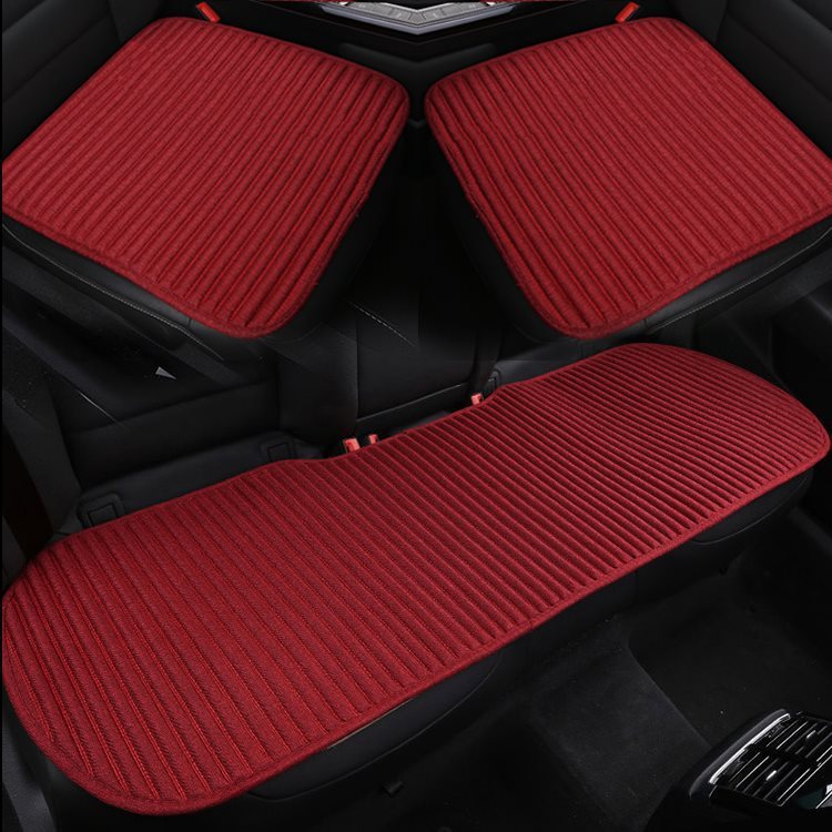 そばの殻の自動車の座布団の1枚の四季は通用します。背もたれのない亜麻の3つのセットは滑り止めがなくて、養生の座布団を縛りません。|undefined