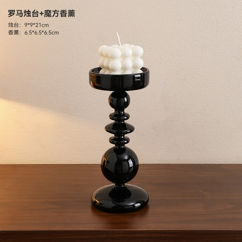 Incienso del cubo de Rubik del candelabro de Roma