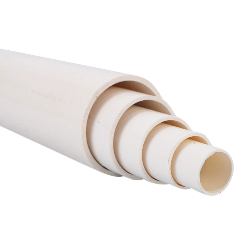 Резьбовая труба из ПВХ, строительная площадка, встроенная труба, светильник, средняя и сверхмощная резьбовая труба для украшения дома, красный, белый и синий 16-50, можно сгибать новый материал