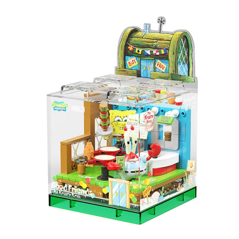 AREAX Sponge children's constructor, box, toy, Birthday gift