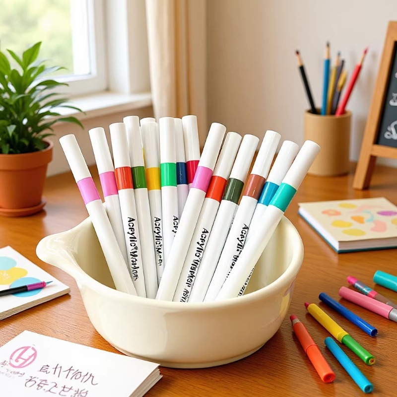 Single acrylic marker pen watercolor pen children's graffiti pen art supplies stationery student painting marker pen wholesale