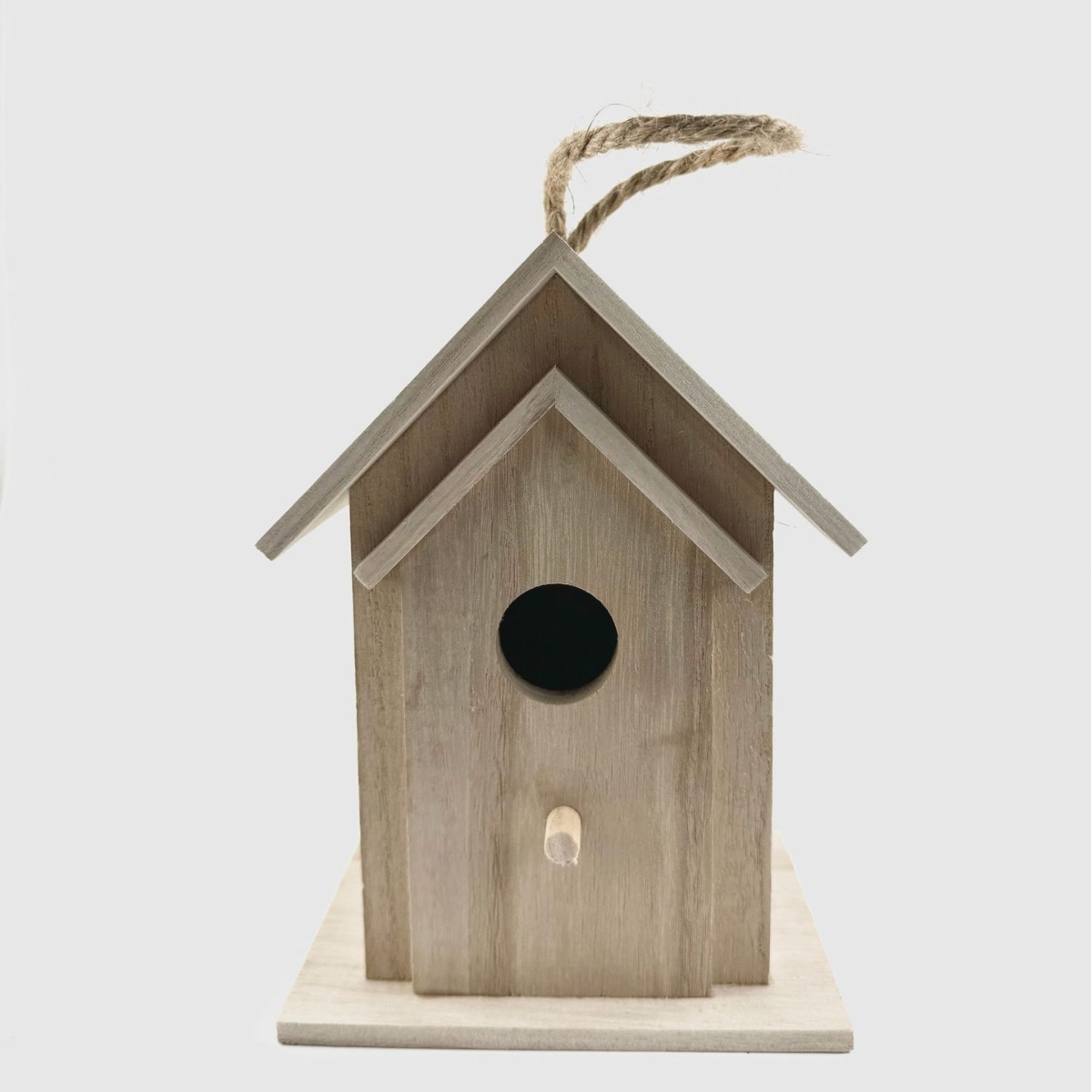 Comedero de pájaros de madera