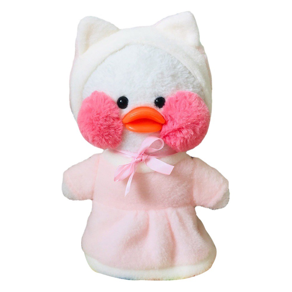 Celebridad en línea ácido hialurónico pato Ropa Accesorios felpa juguete falda pelo banda traje accesorios pequeño pato amarillo muñeca Accesorios