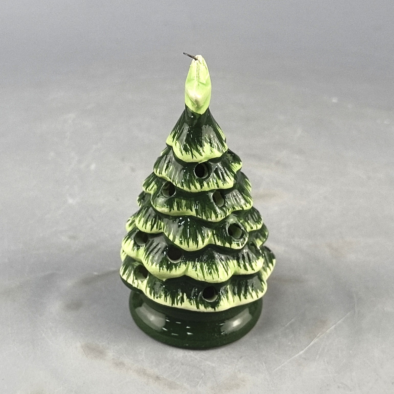 Spot cerámica árbol de Navidad venta caliente transfronteriza árbol de Navidad adornos LED colgantes de cerámica adornos navideños