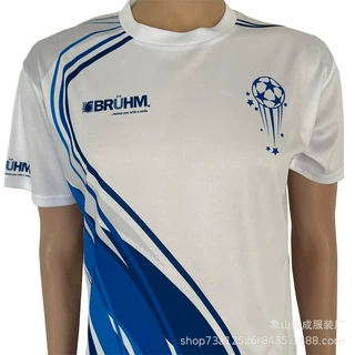 工厂长期定制夏季外贸T恤男式Tshirt满版球迷T恤球衣球服定做