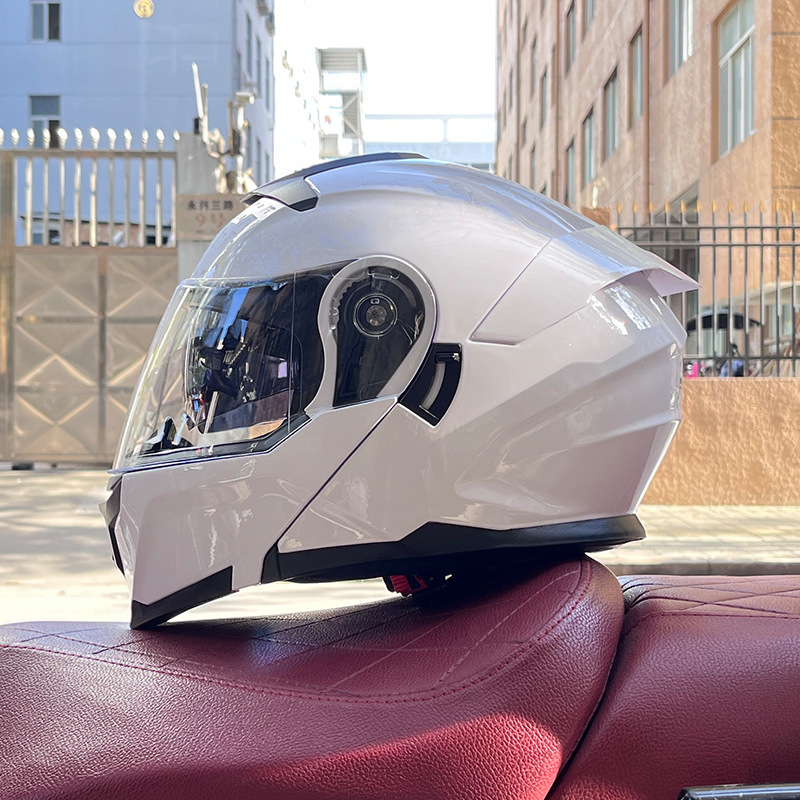 Blanco perla con transparente