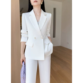 2023秋感西装套装女职业装轻奢时尚修身显瘦气质休闲西服外套