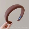 Universal sponge demi-season headband, hair accessory, 2024 years, new collection