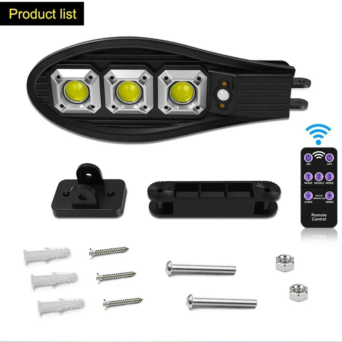 Fuente transfronteriza lámpara de iluminación solar luz intensa lámpara solar impermeable lámpara de pared de inducción del cuerpo humano lámpara de patio exterior