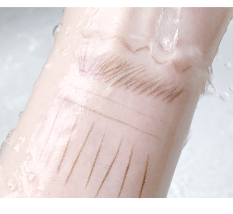 Makeup xixi three-dimensional outlining, misty eyebrow pencil, natural color display, distinct strands, waterproof, no smudging, double-head eyebrow pencil undefined