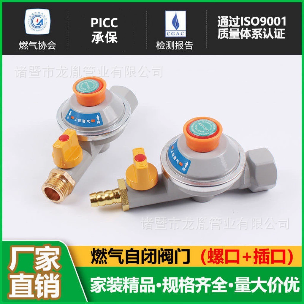 Саморегулирующийся клапан безопасности Газа Передний клапан автоматической газовой плиты для отключения газа Клапан защиты от утечки газа от избыточного давления Саморегулирующийся клапан природного газа